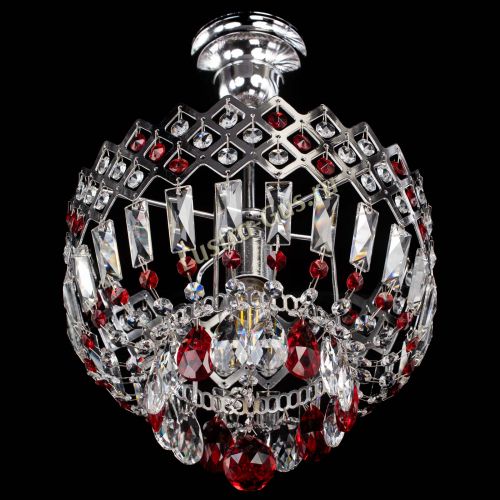Люстра Корона №1 пластинка красная в Подольске Гусь Хрустальный