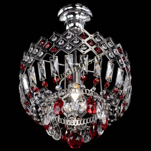Люстра Корона №1 пластинка красная в Подольске Гусь Хрустальный