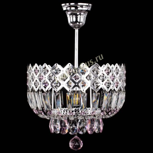 Люстра Корона №1 пластинка розовая в Подольске Люстра Корона №1 пластинка розовая в Подольске