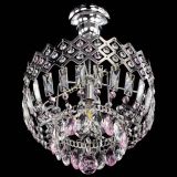 Люстра Корона №1 пластинка розовая в Подольске Люстра Корона №1 пластинка розовая в Подольске