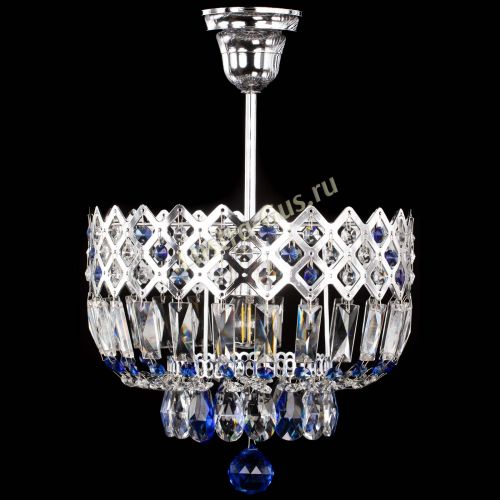 Люстра Корона №1 пластинка синяя в Подольске Гусь Хрустальный