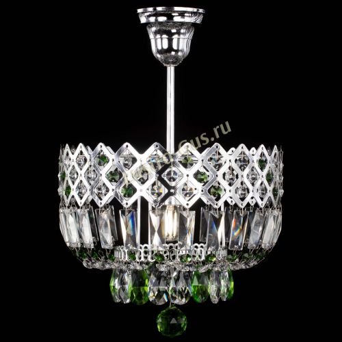 Люстра Корона №1 пластинка зеленая в Подольске Гусь Хрустальный