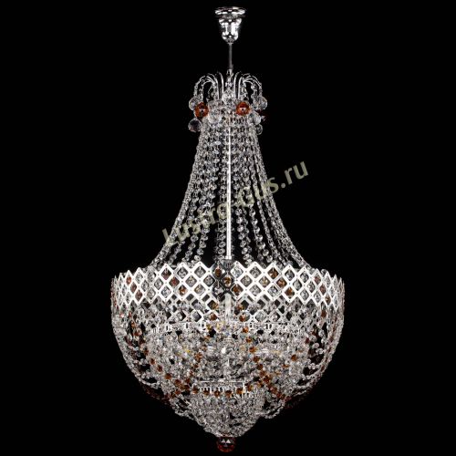 Люстра Корона №5 с подвесом Чайная в Подольске Гусь Хрустальный