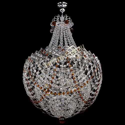 Люстра Корона №5 с подвесом Чайная в Подольске Гусь Хрустальный