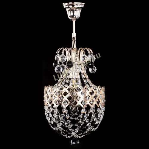 Люстра Корона №6 черная в Подольске Гусь Хрустальный