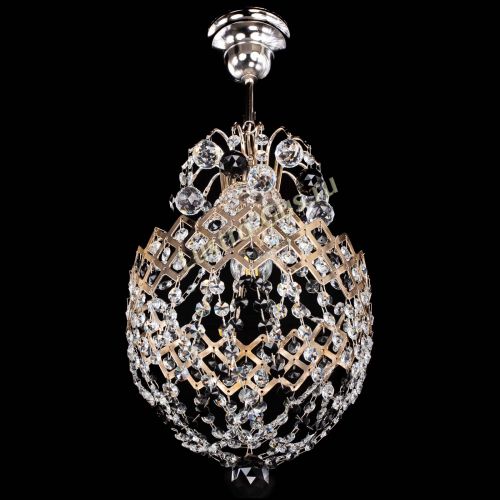 Люстра Корона №6 черная в Подольске Гусь Хрустальный