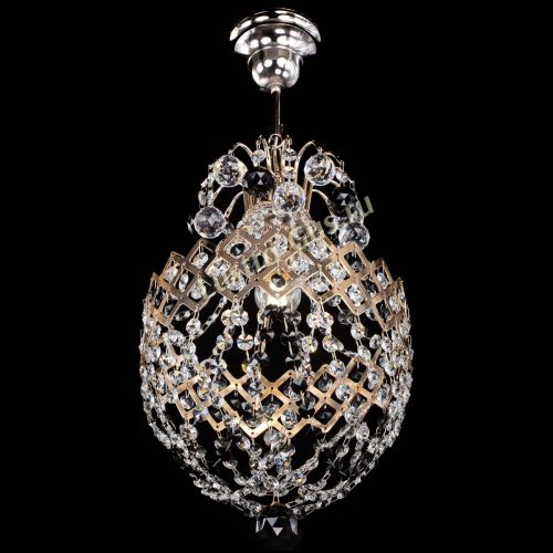 Люстра Корона №6 черная в Подольске Гусь Хрустальный