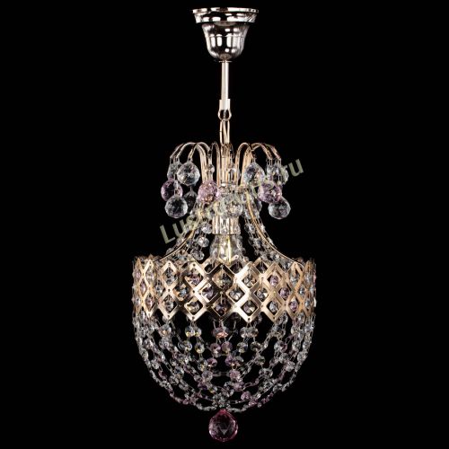 Люстра Корона №6 красная в Подольске Гусь Хрустальный