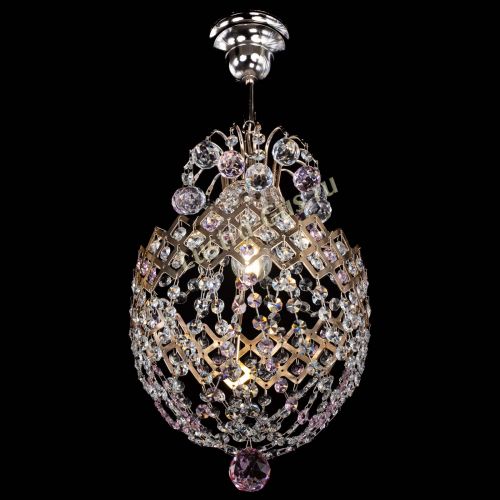 Люстра Корона №6 красная в Подольске Гусь Хрустальный