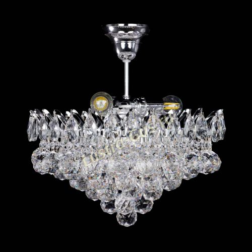 Люстра Корона Капель шар 3 лампы в Подольске Гусь Хрустальный