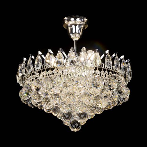Люстра Корона Капель шар 3 лампы в Подольске Гусь Хрустальный