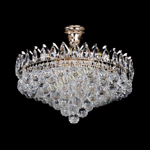Люстра Корона Капель шар 5 ламп в Подольске Гусь Хрустальный