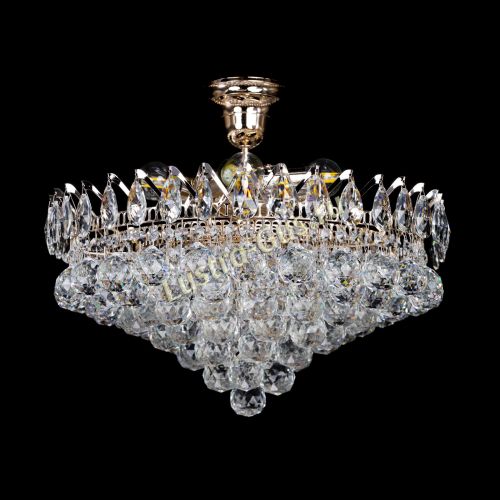 Люстра Корона Капель шар 5 ламп в Подольске Гусь Хрустальный