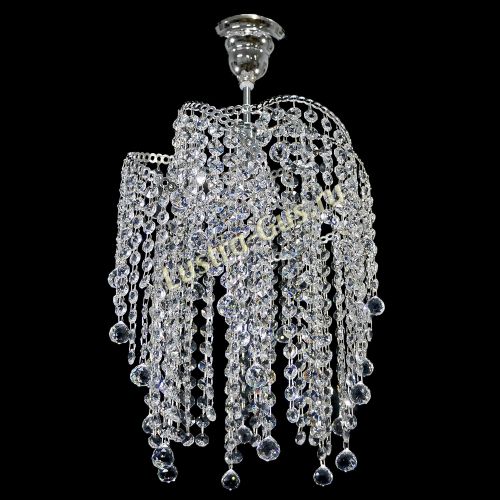 Люстра Космея №1 капель мини  в Подольске Гусь Хрустальный
