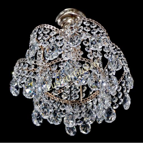 Люстра Космея №1 журавлик мини  в Подольске Гусь Хрустальный