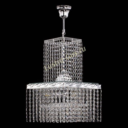 Люстра Квадрат №3 с подвесом в Подольске Гусь Хрустальный