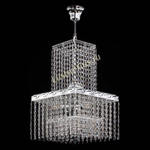 Люстра Квадрат №3 с подвесом в Подольске Гусь Хрустальный