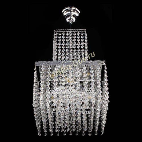 Люстра Квадрат №3 с подвесом в Подольске Гусь Хрустальный