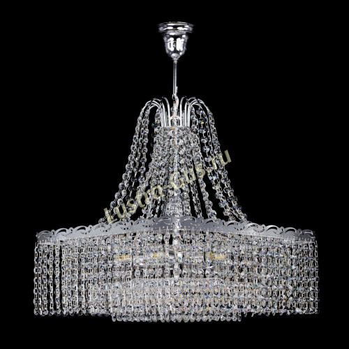 Люстра Квадрат Оптикон с подвесом в Подольске Гусь Хрустальный