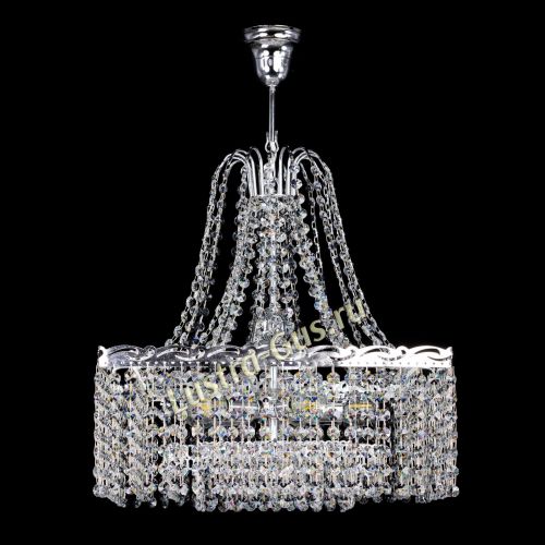 Люстра Квадрат Оптикон с подвесом в Подольске Гусь Хрустальный