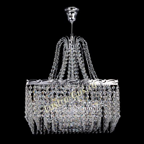 Люстра Квадрат Оптикон с подвесом в Подольске Гусь Хрустальный