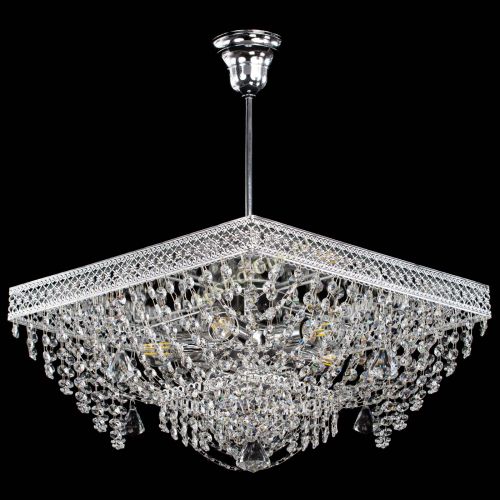 Люстра Квадрат Венеция №24 подвесная в Подольске Гусь Хрустальный