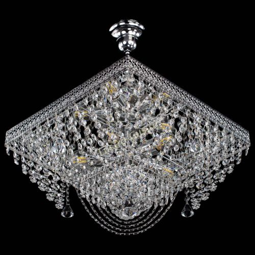 Люстра Квадрат Венеция №24 подвесная в Подольске Гусь Хрустальный