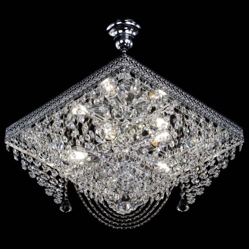 Люстра Квадрат Венеция №24 подвесная в Подольске Гусь Хрустальный