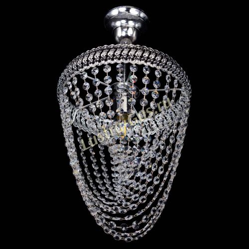 Люстра Лацио №1 Водоворот с подвесом в Подольске Гусь Хрустальный