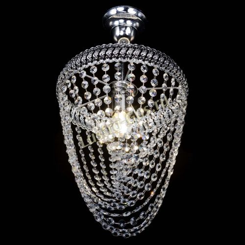 Люстра Лацио №1 Водоворот с подвесом в Подольске Гусь Хрустальный