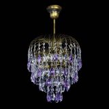 Люстра Лора №3 под бронзу фиолетовая в Подольске Люстра Лора №3 под бронзу фиолетовая в Подольске