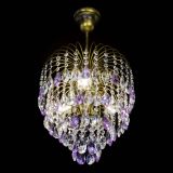 Люстра Лора №3 под бронзу фиолетовая в Подольске Люстра Лора №3 под бронзу фиолетовая в Подольске