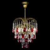 Люстра Лора №3 под бронзу красная в Подольске