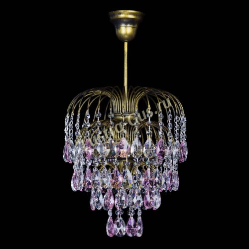 Люстра Лора №3 под бронзу розовая в Подольске Люстра Лора №3 под бронзу розовая в Подольске