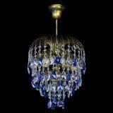 Люстра Лора №3 под бронзу синяя в Подольске
