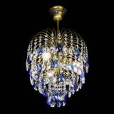 Люстра Лора №3 под бронзу синяя в Подольске