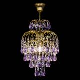 Люстра Лора №3 журавлик Фиолетовая под бронзу в Подольске