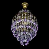 Люстра Лора №3 журавлик Фиолетовая под бронзу в Подольске