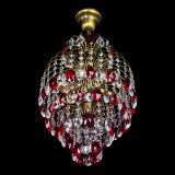 Люстра Лора №3 журавлик Красная под бронзу в Подольске