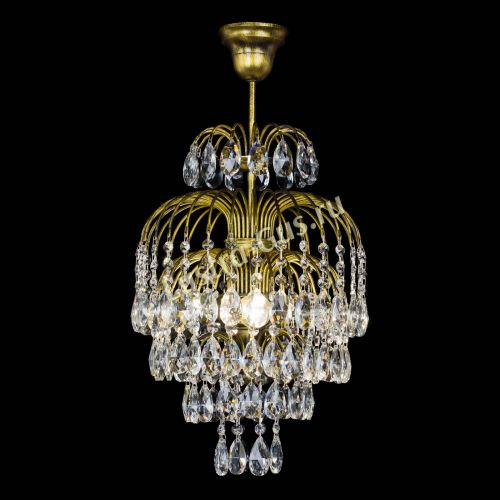 Люстра Лора №3 журавлик под бронзу в Подольске Гусь Хрустальный