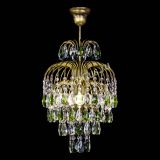 Люстра Лора №3 журавлик Зеленая под бронзу в Подольске