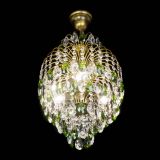 Люстра Лора №3 журавлик Зеленая под бронзу в Подольске