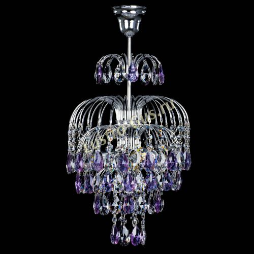 Люстра Лора №3 журавлик сиреневая в Подольске Люстра Лора №3 журавлик сиреневая в Подольске