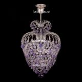 Люстра Лора оптикон сиреневая в Подольске