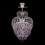 Люстра Лора оптикон сиреневая в Подольске