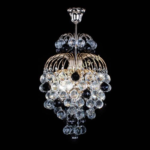Люстра Лора Шар 40 черная в Подольске Гусь Хрустальный