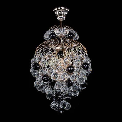 Люстра Лора Шар 40 черная в Подольске Гусь Хрустальный