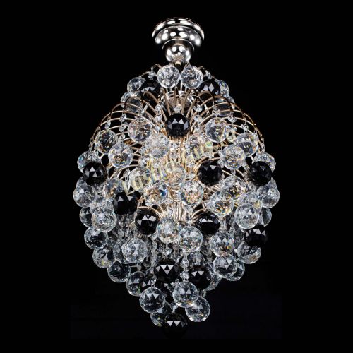 Люстра Лора Шар 40 черная в Подольске Гусь Хрустальный