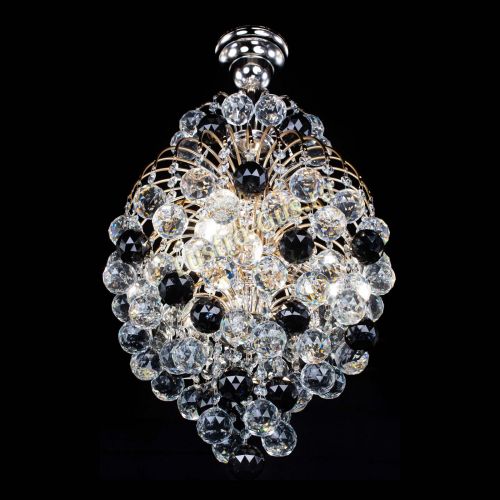 Люстра Лора Шар 40 черная в Подольске Гусь Хрустальный