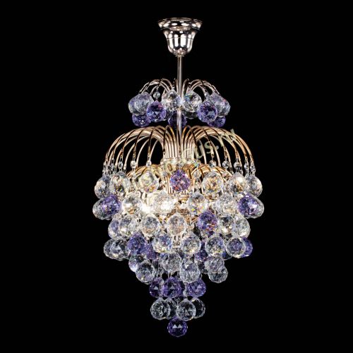 Люстра Лора Шар 40 фиолетовая в Подольске Гусь Хрустальный